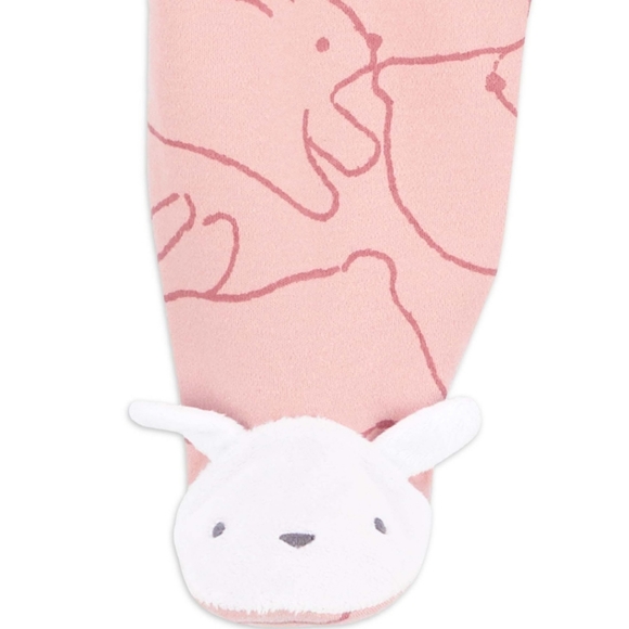 Baby girl bunny outfit w/ matching hat - Picture 2 of 2